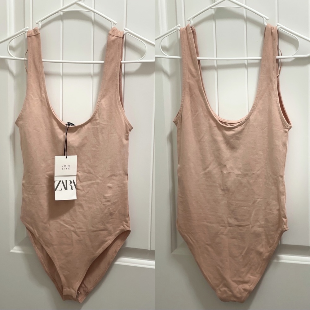 Pink/Mauve ZARA Bodysuit